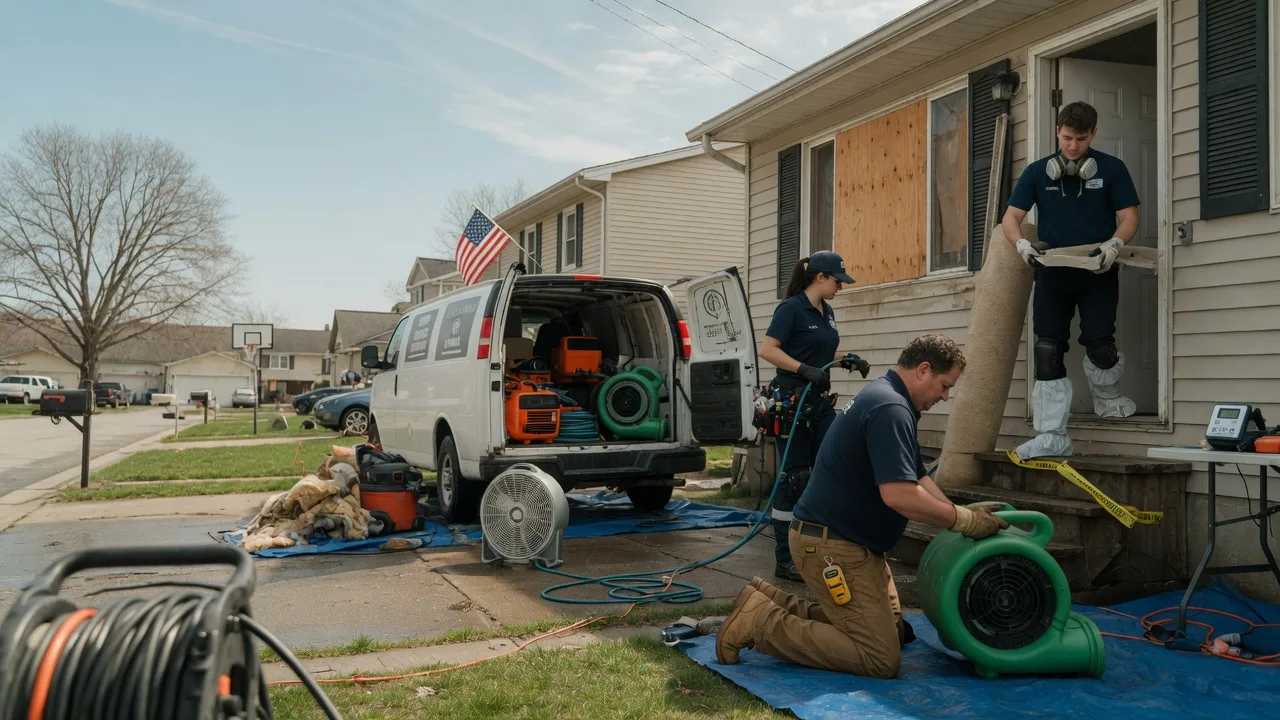 Water Damage Restoration in New Salem, ND near me
